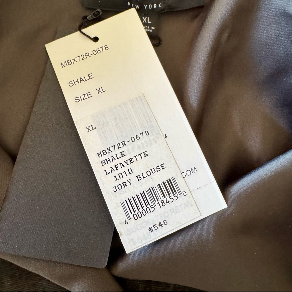 NWT grey velvet Lafayette 148 tunic / dress XL - Picture 11 of 15